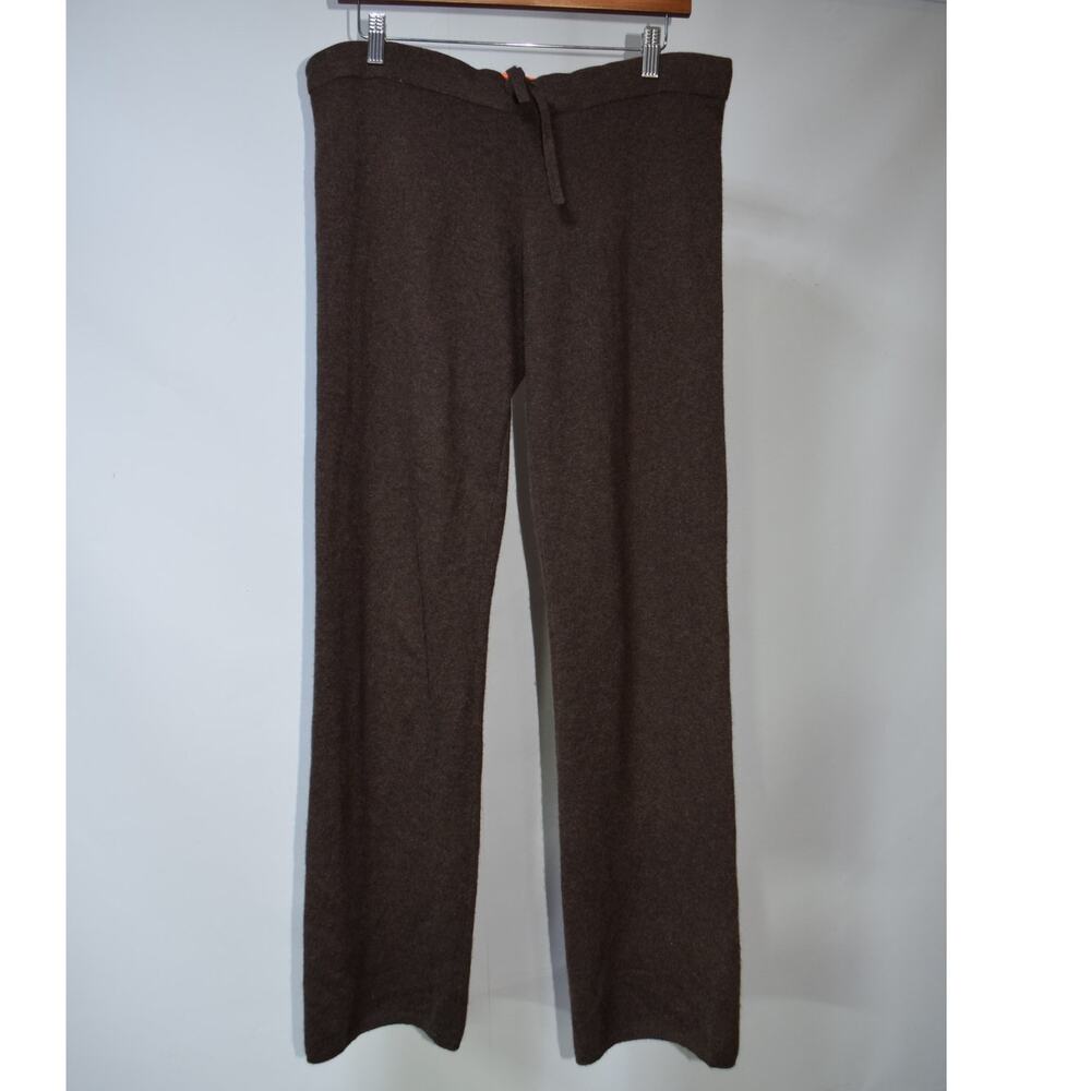 Juicy Couture P&G 100% Cashmere Brown Drawstring Lounge Pants Size S